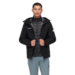 Mammut Convey 3 in 1 HS Hooded Jacket Men Doppeljacke - black/black