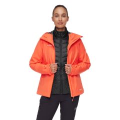 Mammut Convey 3 in 1 HS Hooded Jacket Women Doppeljacke - peach/black