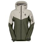 Scott Jacket W's Explorair 3L Hardshell-Jacke - dust white/douglas green