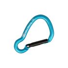 Kong Harness Straight Materialkarabiner - cyan/black