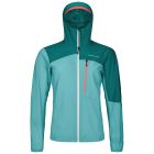 Ortovox 2.5L CIVETTA JACKET W Hardshelljacke - ice waterfall