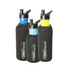 360 Degrees Stainless Drink Bottle Neoprene Pouch - Black