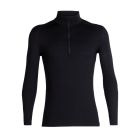 Bergfuchs Oasis Long Sleeve Half-Zip Black Icebreaker Merinoshirt