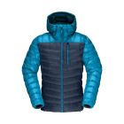 Norrona Lyngen Down850 Hood M - hawaiian surf/indigo night