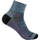 Wrightsock Coolmesh II Quarter Wandersocken - grey