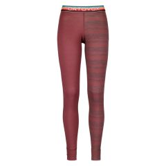 Ortovox 185 Rock'n'Wool Long Pants W Funktionsunterhose - mountain rose