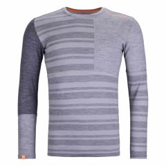 Ortovox 185  Rock'n'Wool Long Sleeve M Funktionsunterwäsche - grey blend